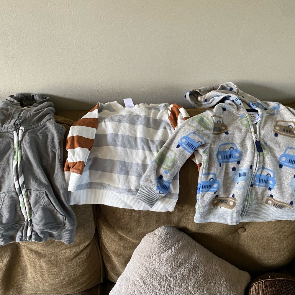 Carters bundle of 3 new jackets